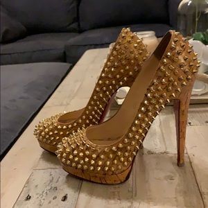 CHRISTIAN LOUBOUTIN Cork Alti Spikes 160 🔥